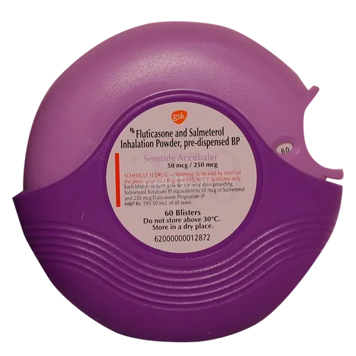 seretide accuhaler 50/250